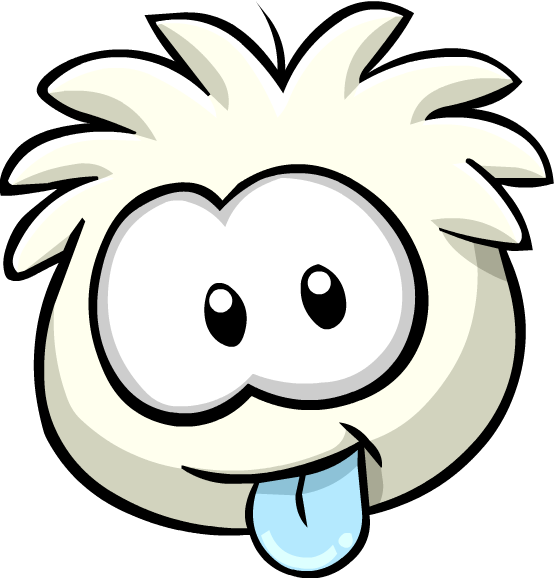 club penguin white puffle plush