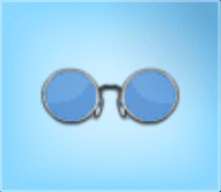 Blue Hippe Glasses