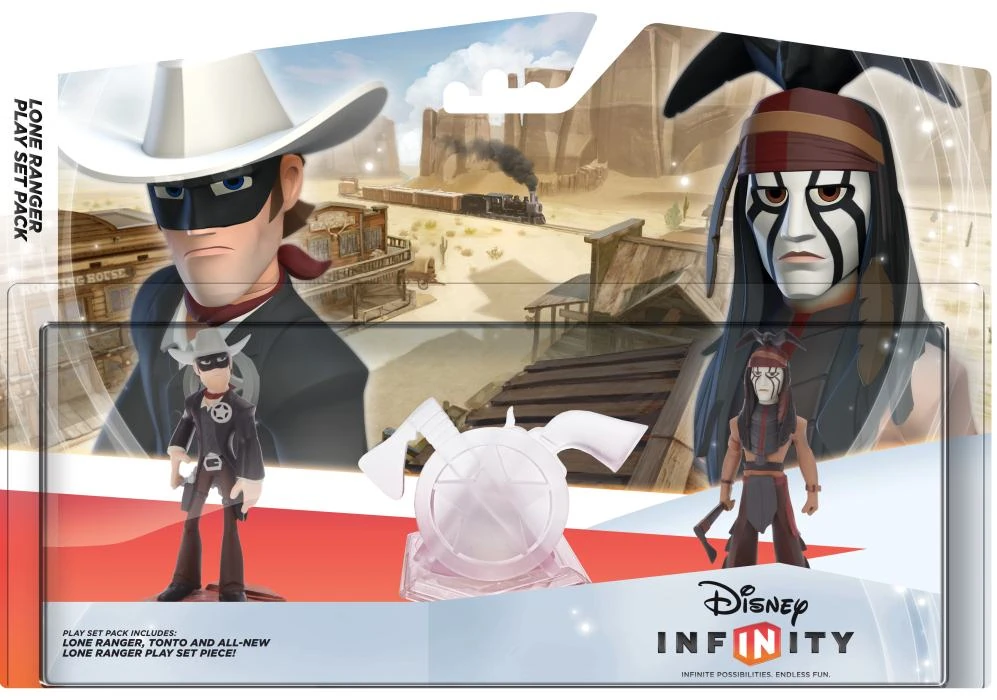 Disney INFINITY Lone Ranger & Tonto Play Set Game Character Action