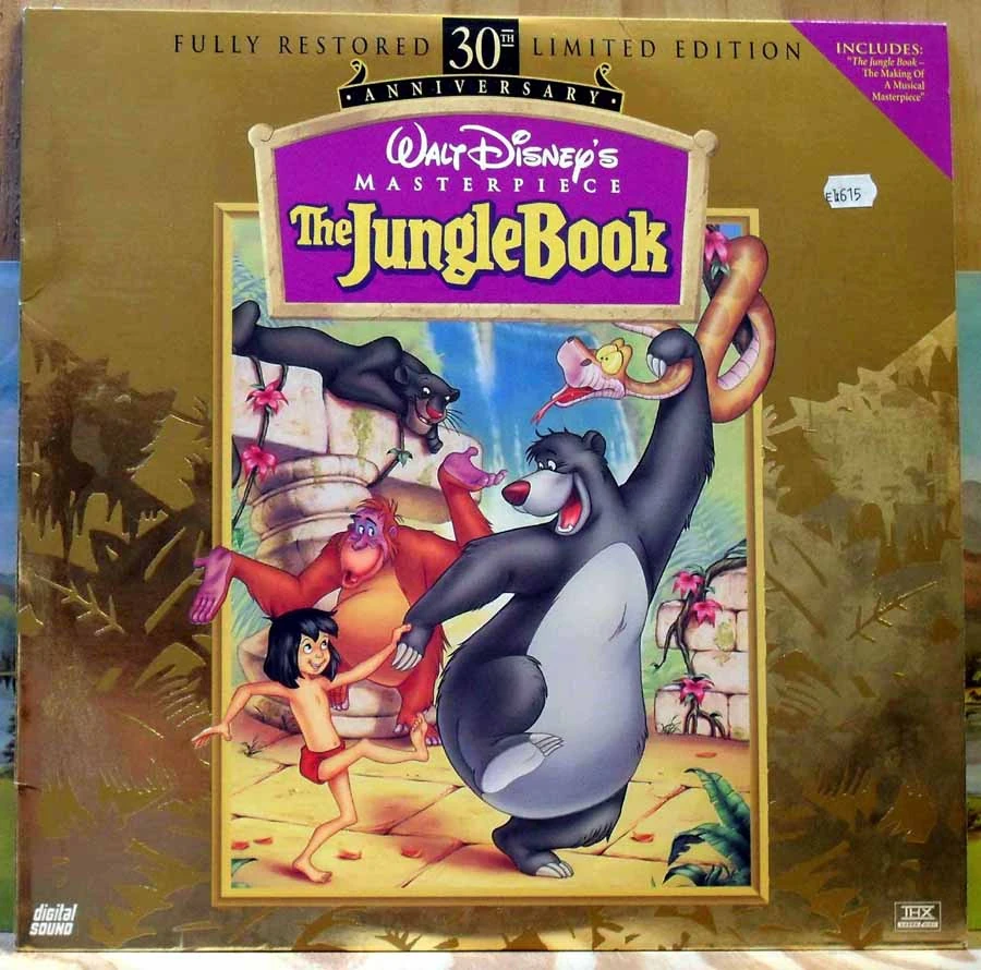 Image The jungle book 1997 laserdisc.jpg Disney Wiki Fandom