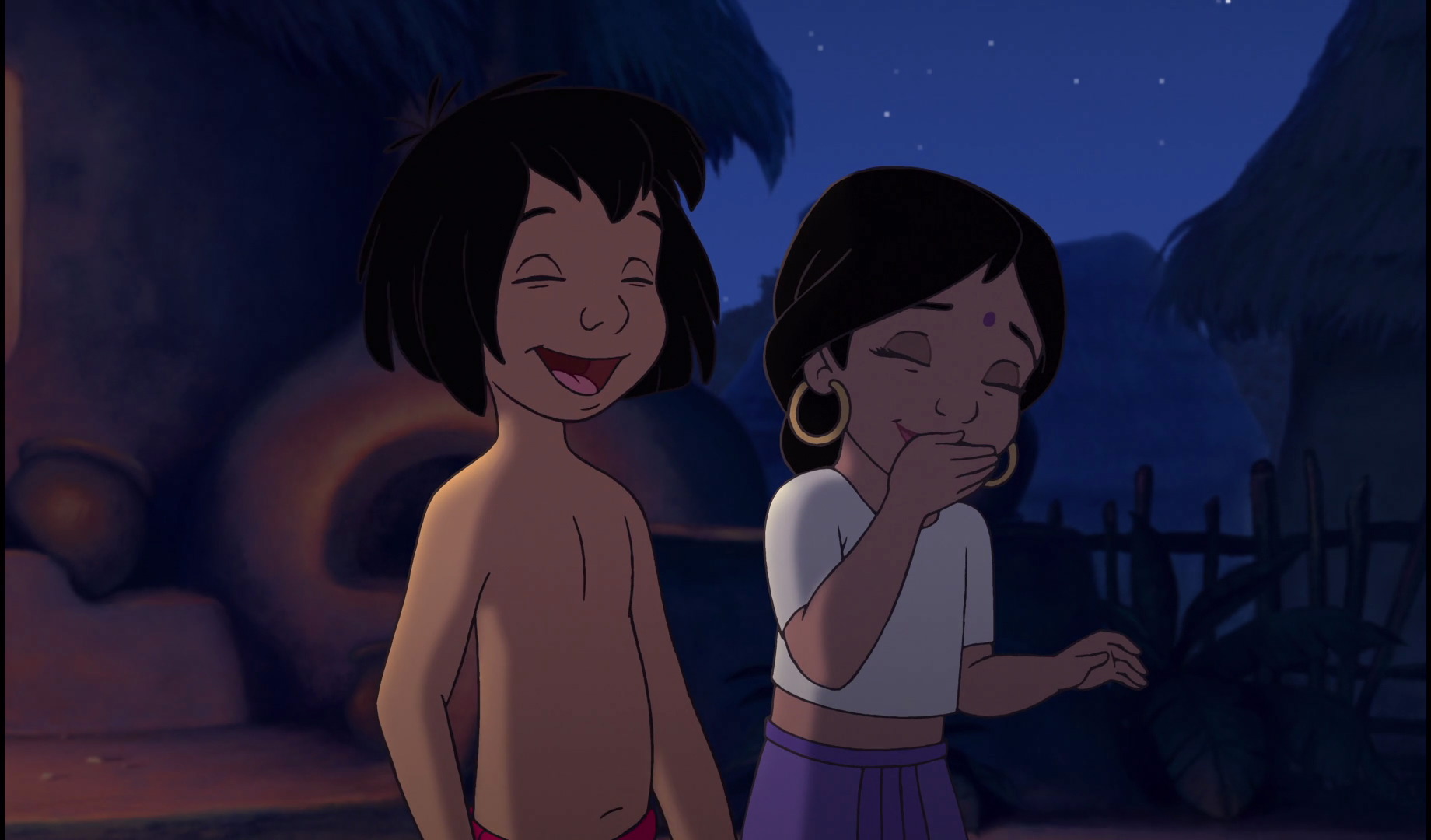 Image Shanti And Mowgli Are Both Laughing Disney Wiki Fandom