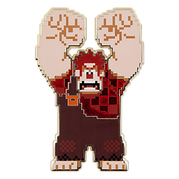 Image - DisneyStore.com -Pixelated Wreck-It Ralph Jumbo Pin.jpeg