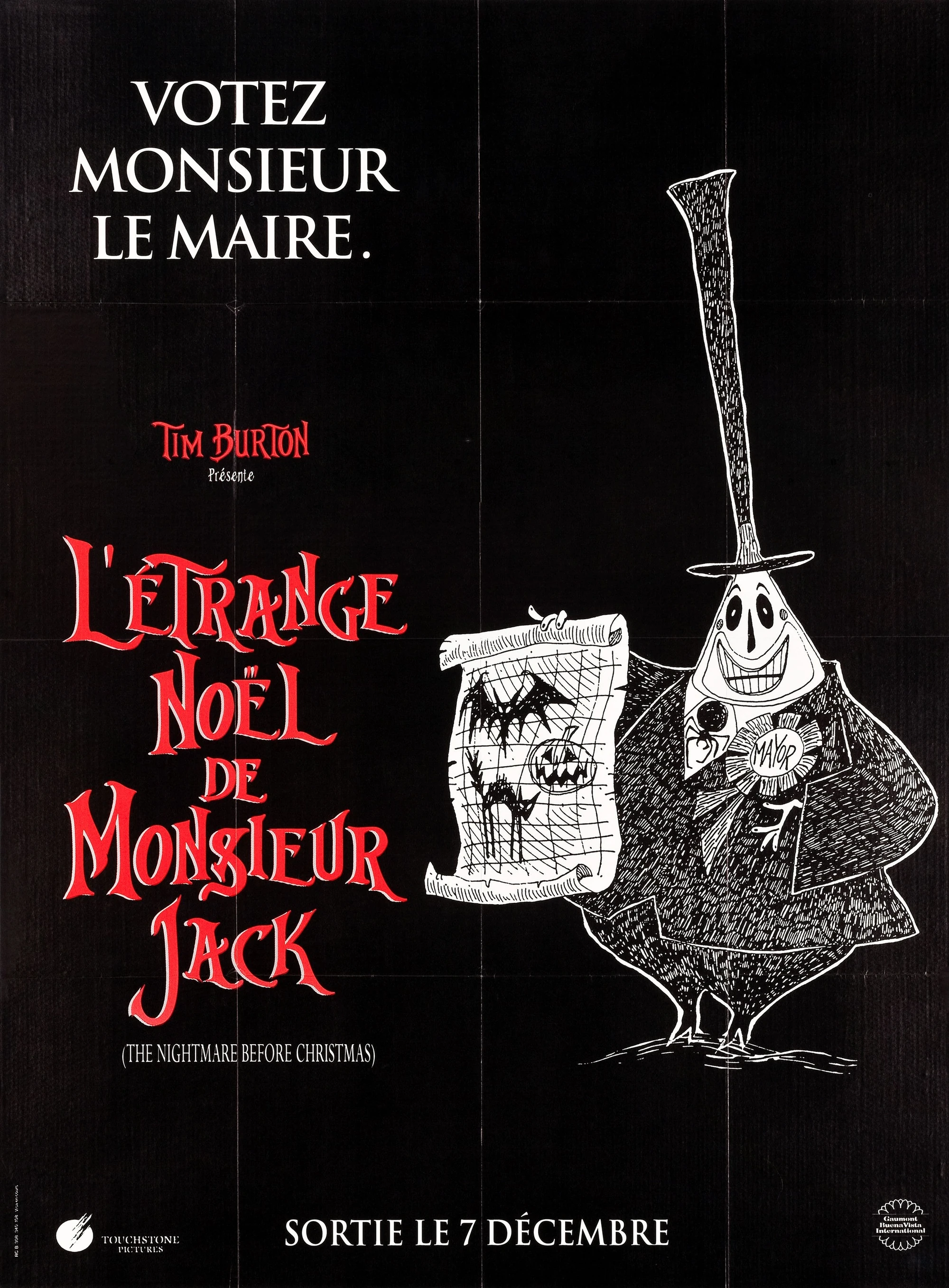 Image The Nightmare Before Christmas French Poster 03.jpg Disney