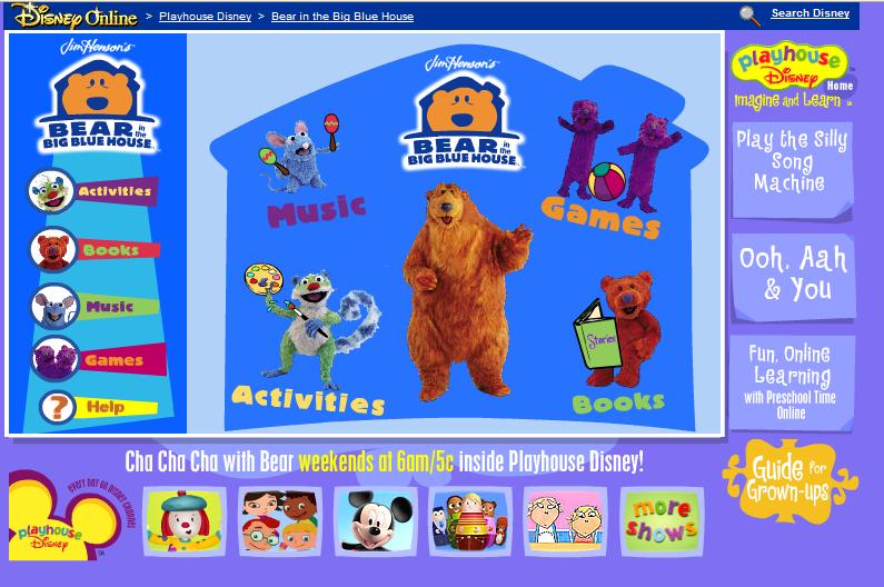 BearintheBigBlueHouse.com | Disney Wiki | Fandom powered by Wikia