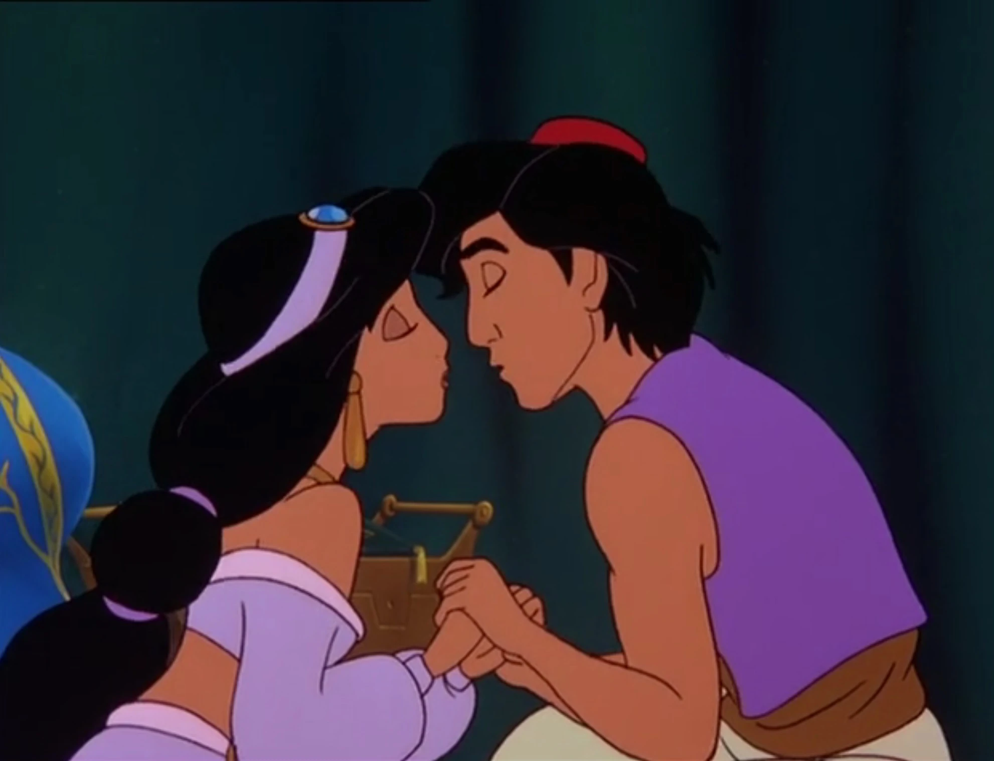 Image Aladdin & Jasmine Kiss Attempt The Return of Jafar.jpg