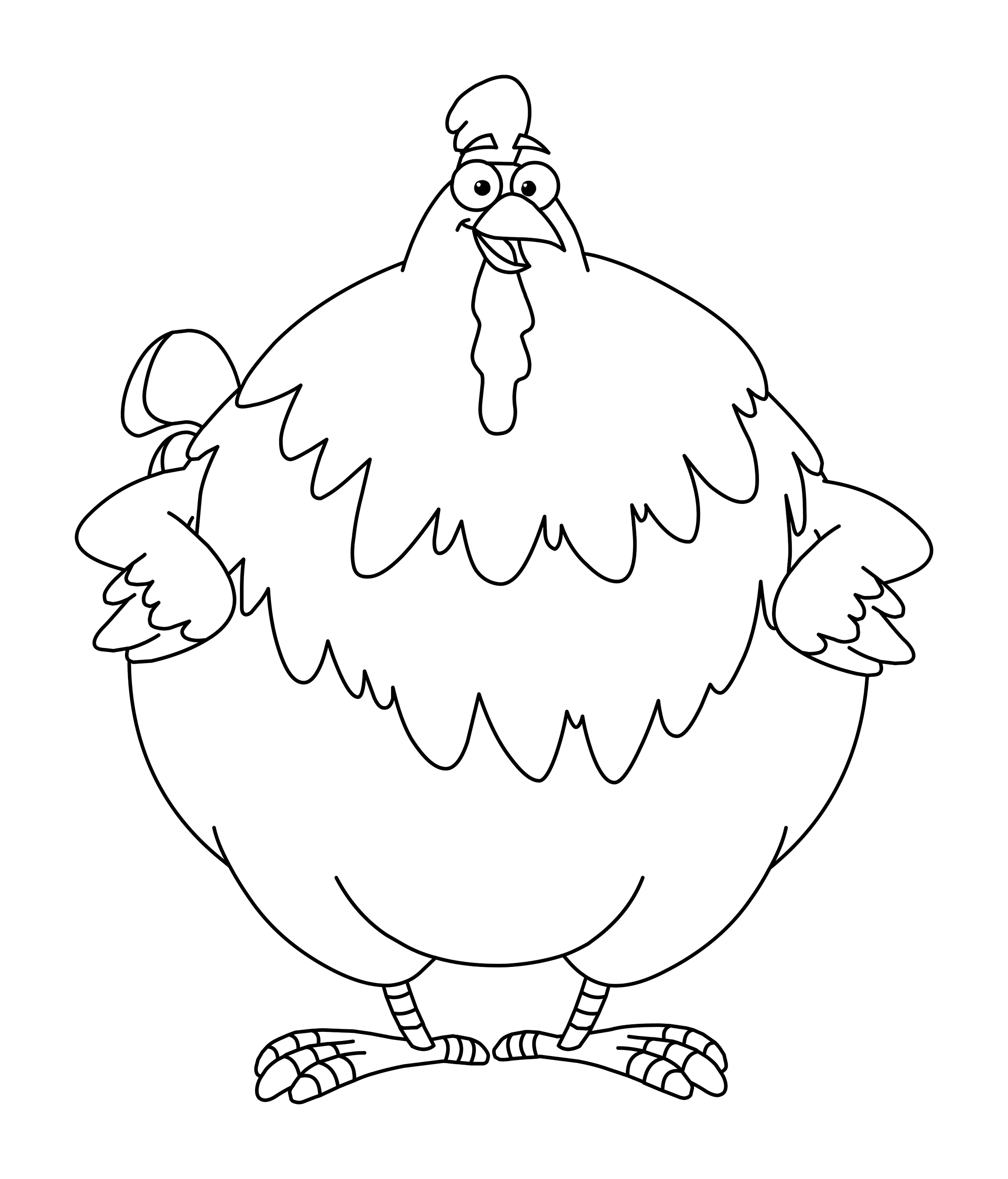 Dora Coloring Chicken Explorer Wikia Fandom Sketch Coloring Page.