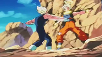Majin vegeta torturando a goku.png