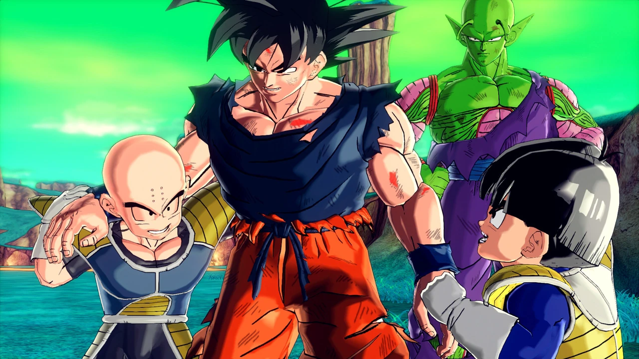 Image - Goku and Piccolo and Krillin and Kid Gohan.jpg ...