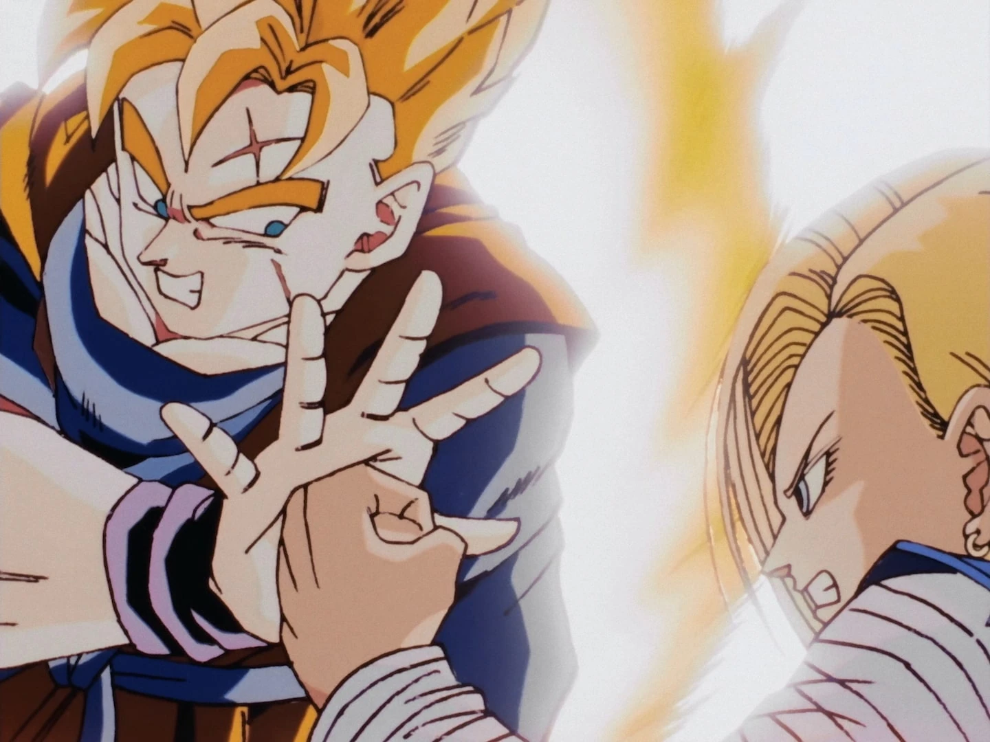 Image FutureGohanVs.Android18.jpg Dragon Ball Wiki Fandom powered