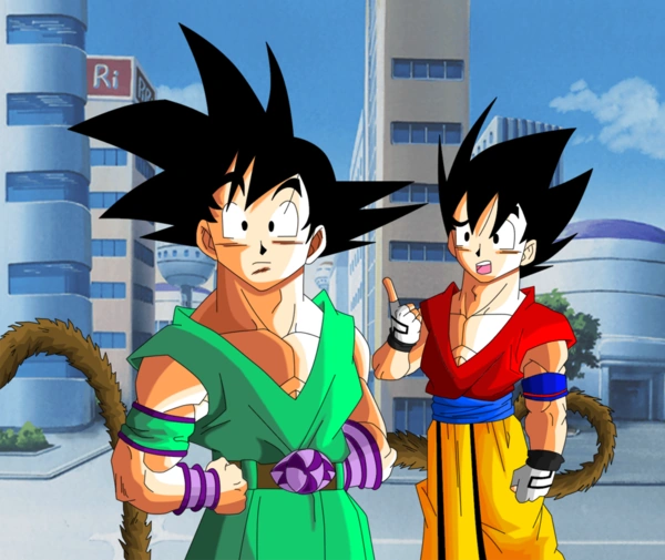 Image Goku and Goku Jr.png Dragonball Fanon Wiki Fandom powered by Wikia