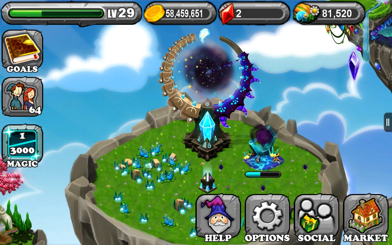 Image Rift island light gone.png DragonVale Wiki Fandom powered
