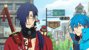 Koujaku and Aoba anime