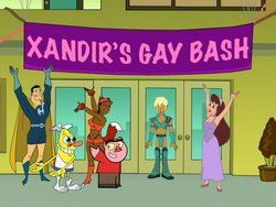 gay together bash drawn Watch Olesen recommend Frog sex tranny kissing girls
