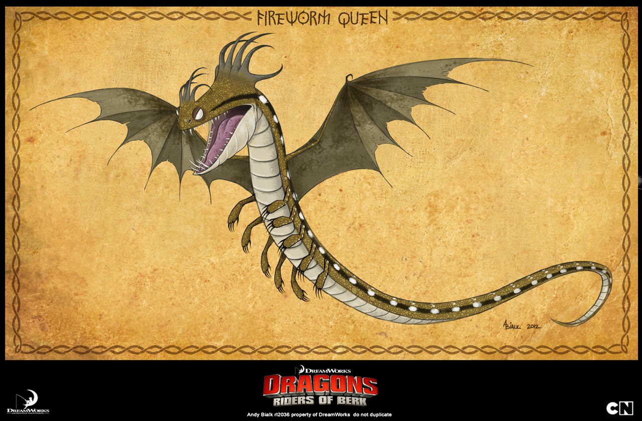 Fireworm Queen DreamWorks Dragons Wiki Fandom powered by Wikia