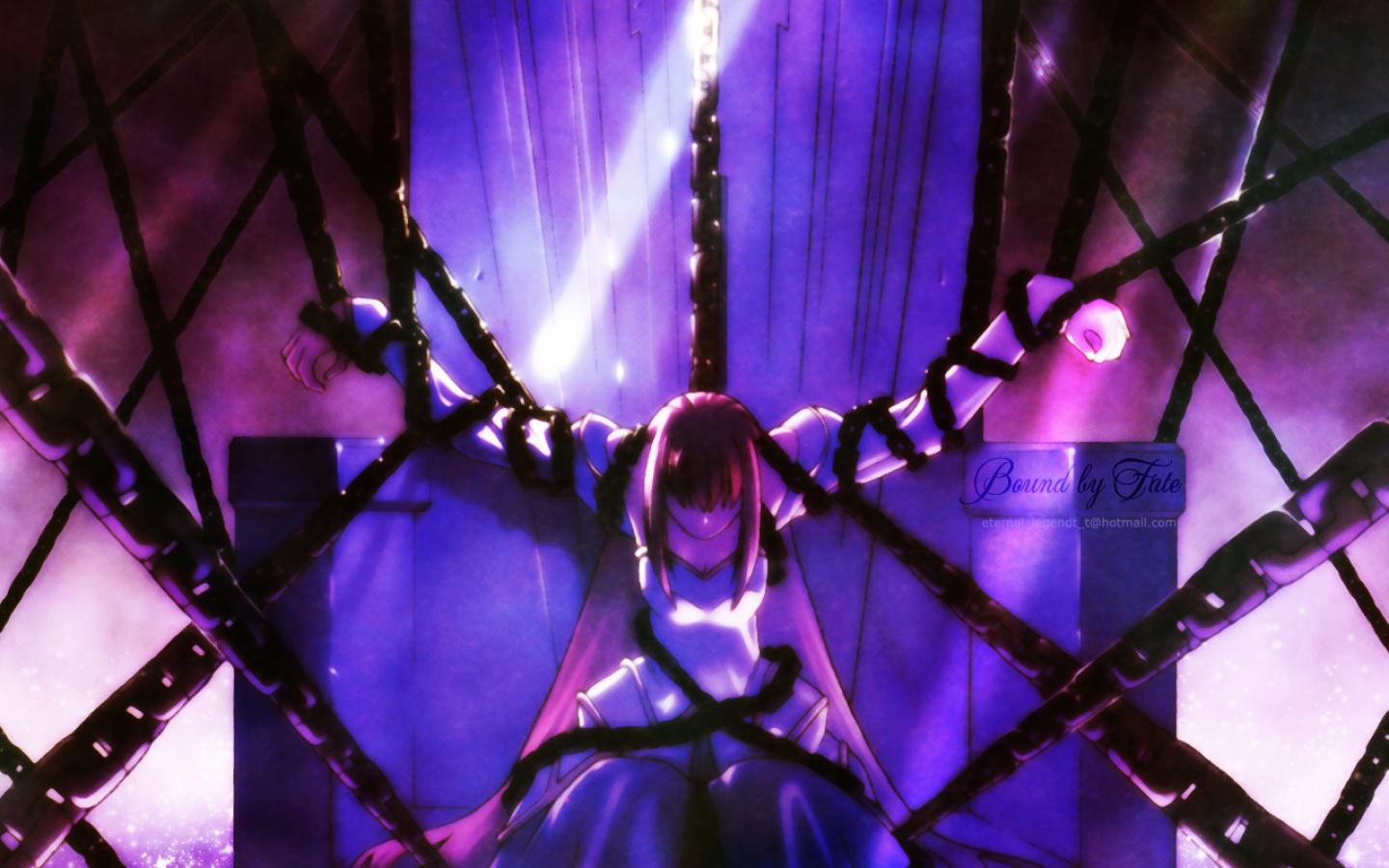 Anime Girls Blondes Chains