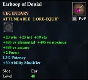 Earhoop of Denial