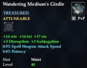Wandering Medium's Girdle