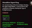 Moradhim Signet Ring