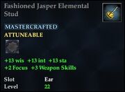 Fashioned Jasper Elemental Stud