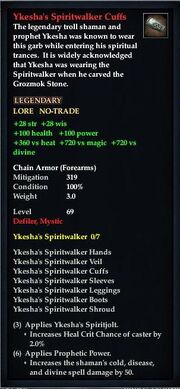 Ykesha's Spiritwalker Cuffs