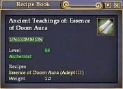 Ancient Teachings of- Essence of Doom Aura