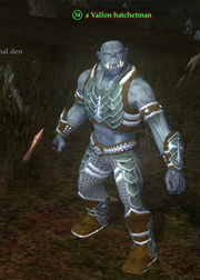 A Vallon hatchetman