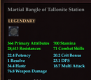 Martial Bangle of Tallonite Station