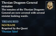 Thexian Dragoon-General remains