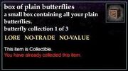 A box of plain butterflies