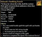Solusek's Soothing Scorch