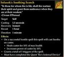 Solusek's Soothing Scorch