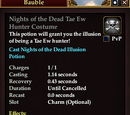 Nights of the Dead Tae Ew Hunter Costume