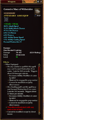 Corrosive Mace of Withertalon