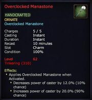 Overclocked Manastone