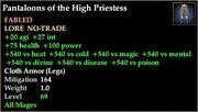 Pantaloons of the High Priestess