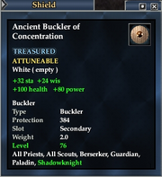 Ancient Buckler of Concentration