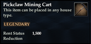 Pickclaw Mining Cart