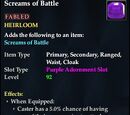 Screams of Battle
