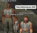 A dwarven prisoner