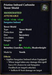 Imbued Carbonite Tower Shield