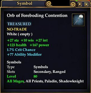 Orb of Foreboding Contention
