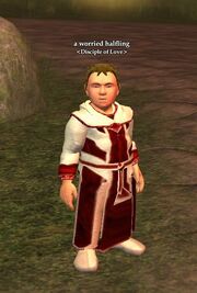 A worried halfling (Ant)