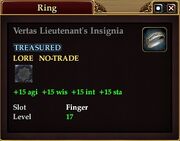 Vertas Lieutenant's Insignia