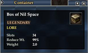 Box of Nil Space