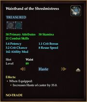 Waistband of the Shredmistress