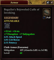 Beguiler's Bejeweled Cuffs of Invoking