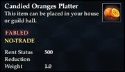 Candied Oranges Platter