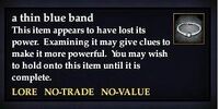 A thin blue band