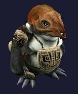 An armored burynai seeker (visible)