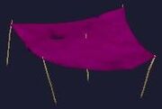 Maroon Nomad Tent (Visible)